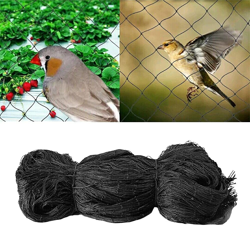 Filet de jardin anti-oiseaux - 30 x 15 m - Pour volière - Pour le jardin, la volaille, le jardin, la volaille, le jardin, la volaille, la barrière de 5 cm