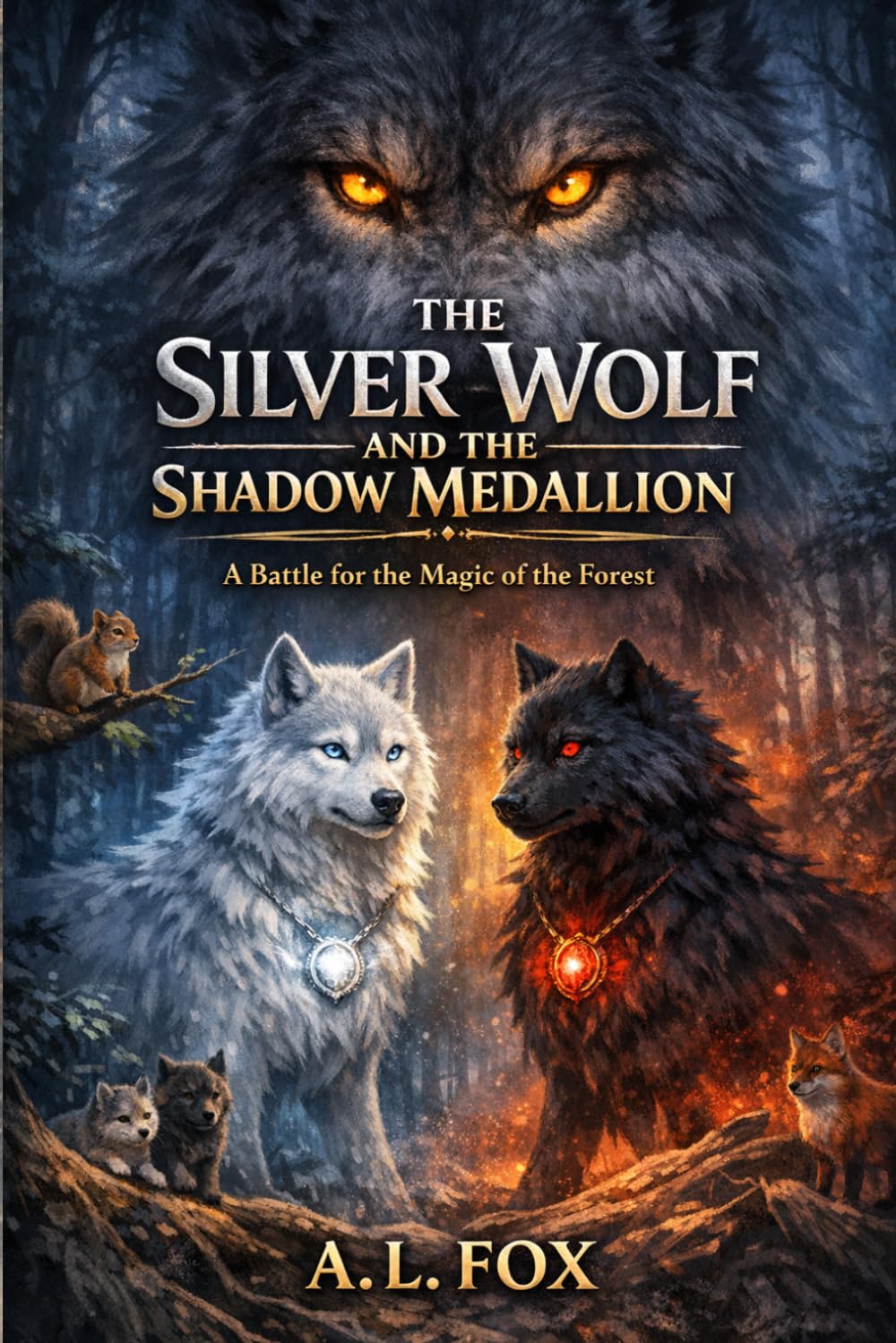 The Silver Wolf and the Shadow Medallion: A Magical Wolf Adventure for Kids and Young Readers About Courage, Friendship, and the Power of Light and Darkness