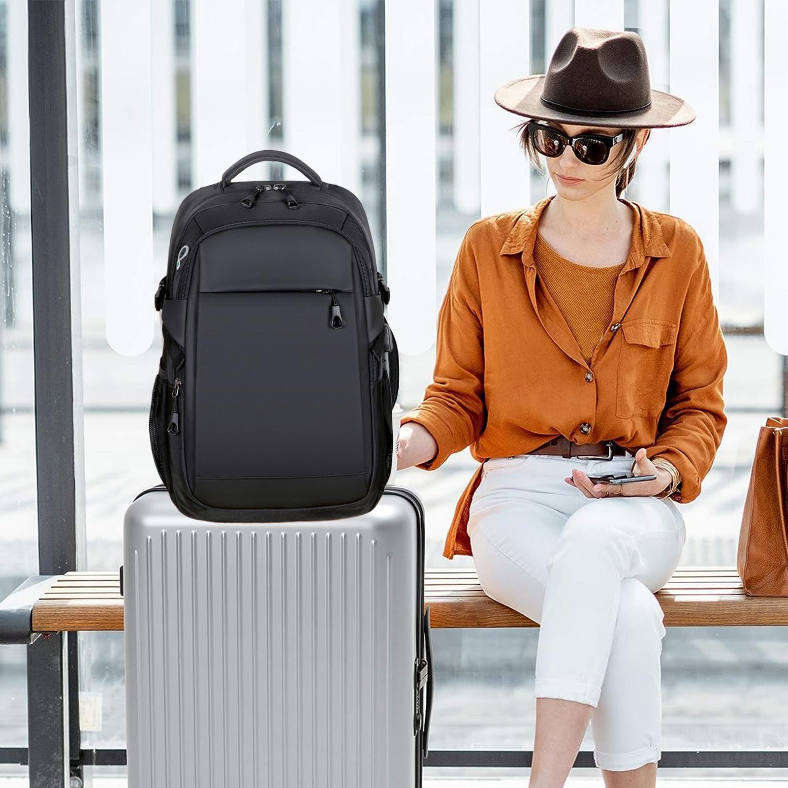 Generico Zaino Per Computer | Borse Traspiranti,Zaino Universitario Traspirante | Per Professionisti Business Studenti Universitari Viaggiatori Business Giocatori Insegnanti Liberi Professionisti