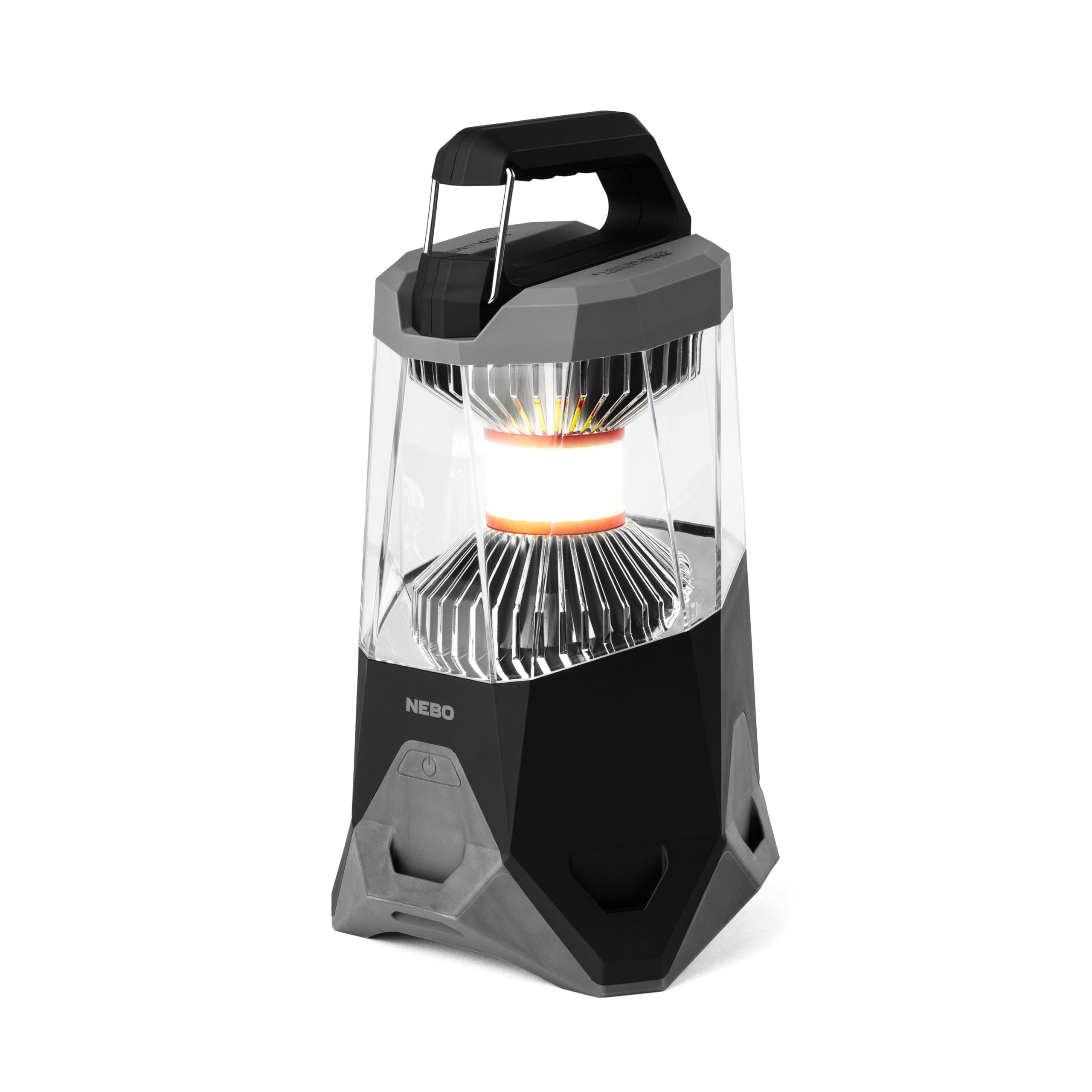 Nebo Grey Galileo 1600 Flex - 1600 Lumen Lantern - Rechargeable Camping Light & Power Bank - 360° Led Lighting & Ipx4 Water Resistance