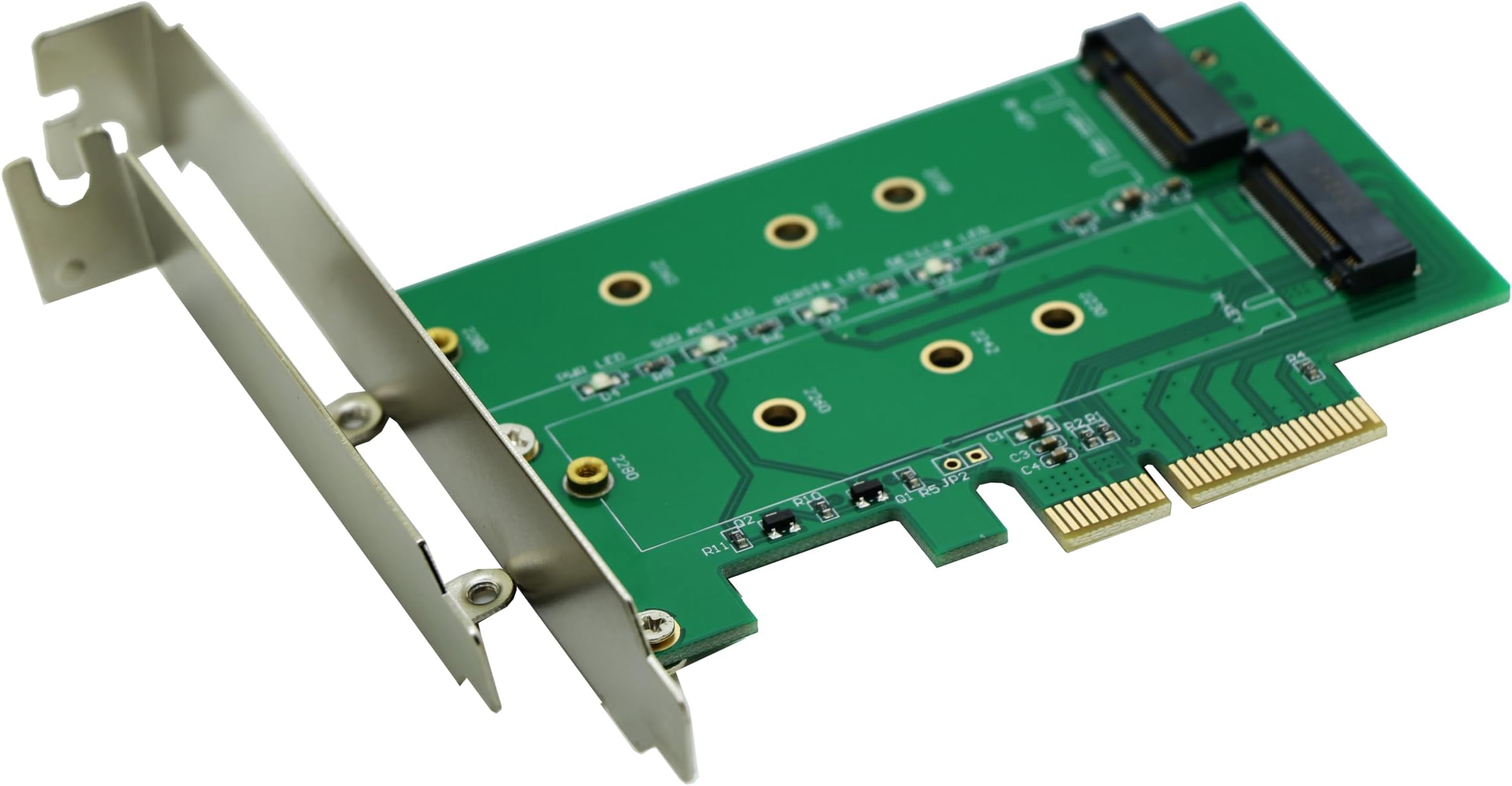 M.2(NGFF) PCIe SSD to PCIe X4 Or SATA SSD to SATA Adapter Card