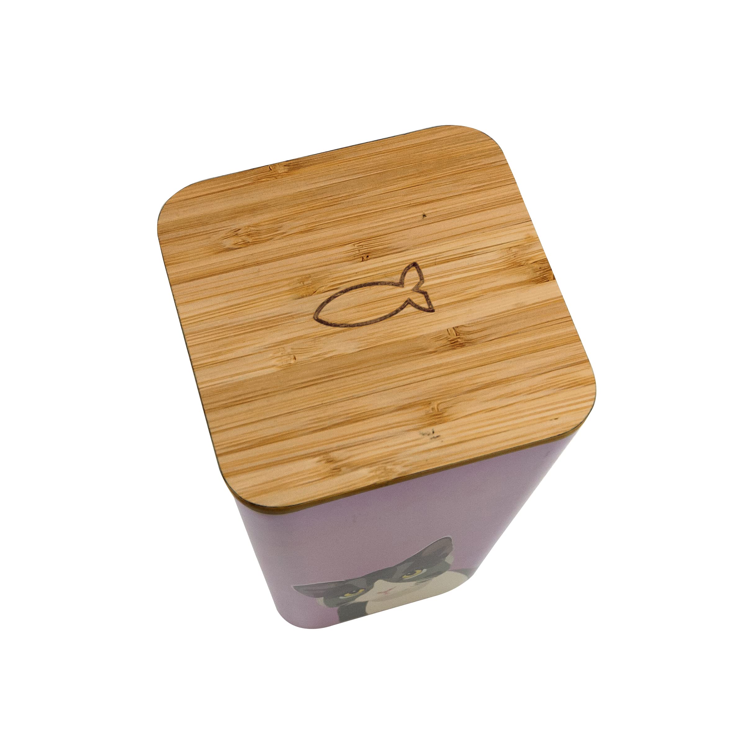 Emily Brooks Cat Treats Storage Pot, Multi - Image 2
