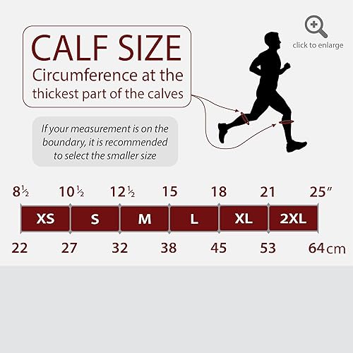 Miniatura 2 de Rymora Mangas de compresión de pantorrilla para hombres y mujeres, calcetines sin pies de manga de compresión para piernas, alivio de férula en la