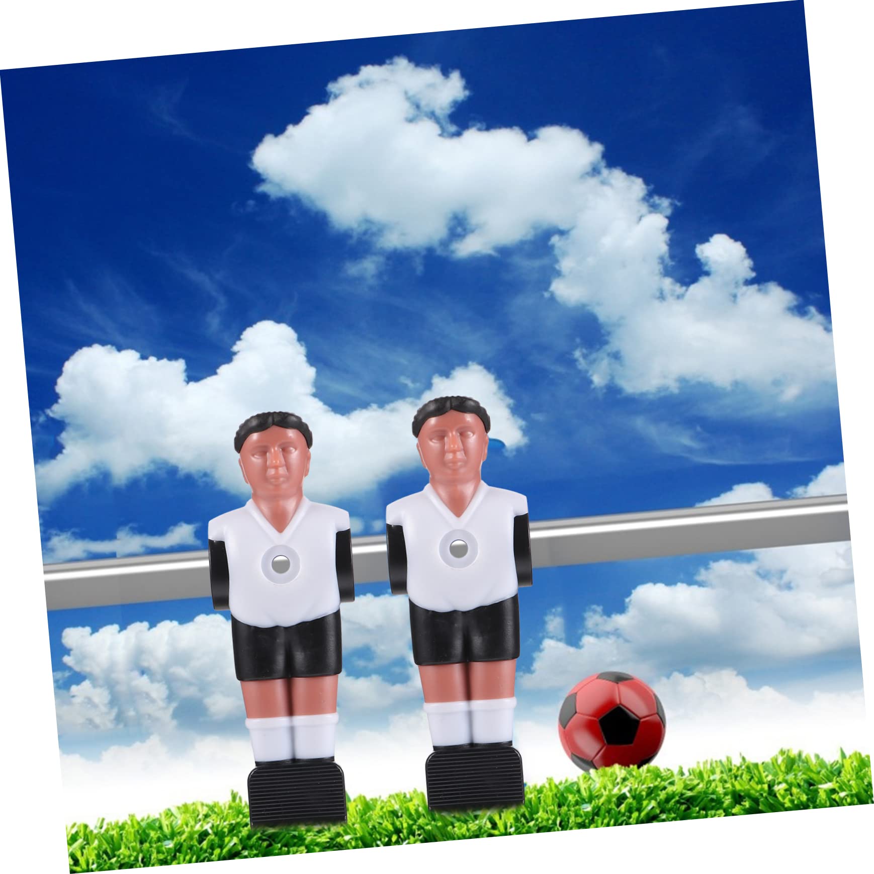 Giocatori Calcio Balilla 10 Statuette Accessori Tavolo Facili Usare Compatibili Calcio Balilla