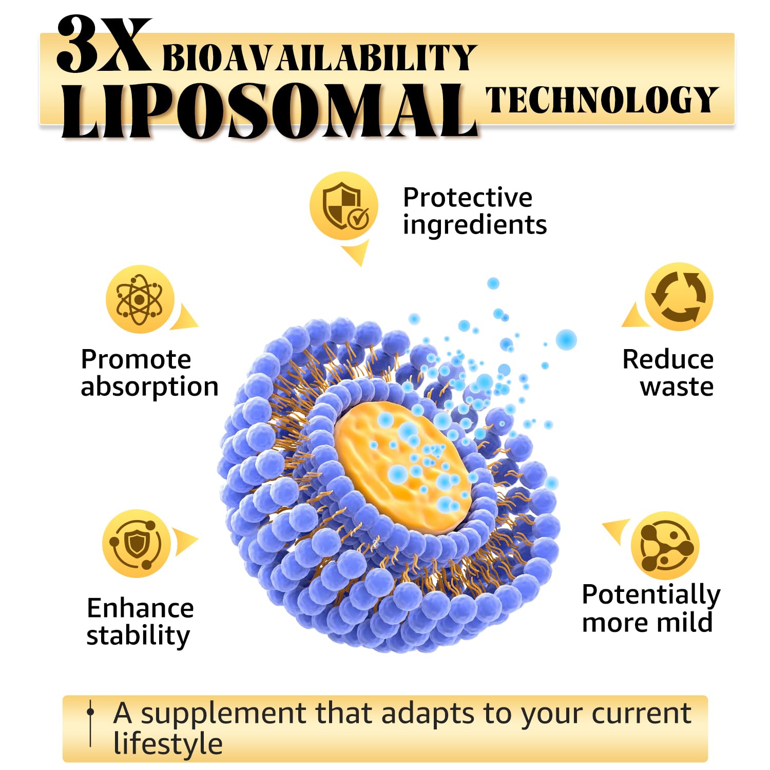 Berberine Supplement with Ceylon Cinnamon, Liposomal AMPK Metabolic Support — Amazon image 3
