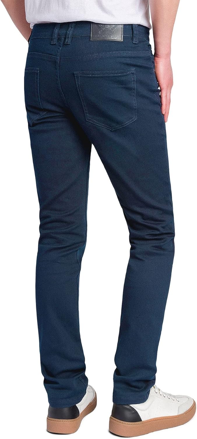 Men's Skinny Fit Color Stretch Jeans 36W x 32L Teal