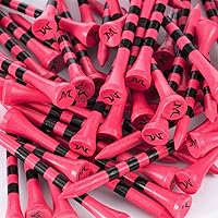 Vista 11 de MAZEL Tees de golf de madera natural/bambú de 2 3/4 pulgadas y 3 1/4 pulgadas, paquete de 50 o 120, reduce la fricción y el giro lateral, tees