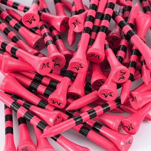 Miniatura 11 de MAZEL Tees de golf de madera natural/bambú de 2 3/4 pulgadas y 3 1/4 pulgadas, paquete de 50 o 120, reduce la fricción y el giro lateral, tees