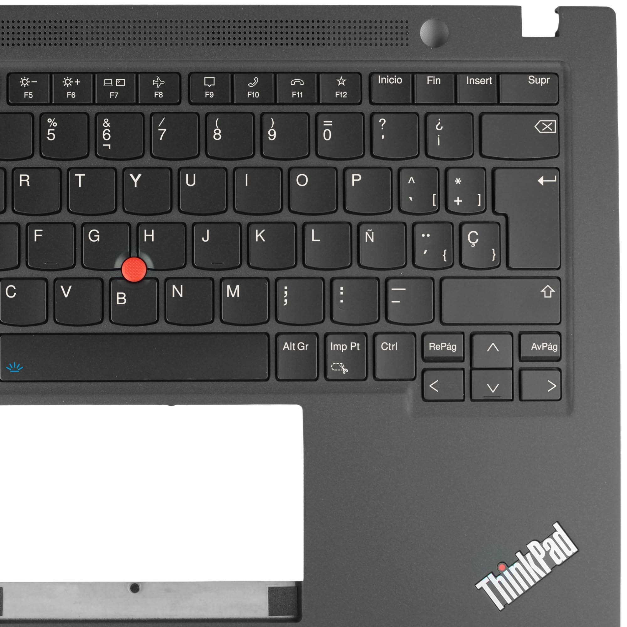 Ersatz-Tastatur kompatibel mit Lenovo ThinkPad T14s Gen 3, Gen 4 - Deutsches QWERTZ-Layout, beleuchtet, TrackPoint
