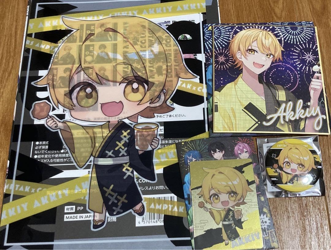 AMPTAK からつけあっきぃ グッズ AMPTAKxCOLORS」あっきぃ BIRTHDAY GOODS 2025 が2025年4月12日