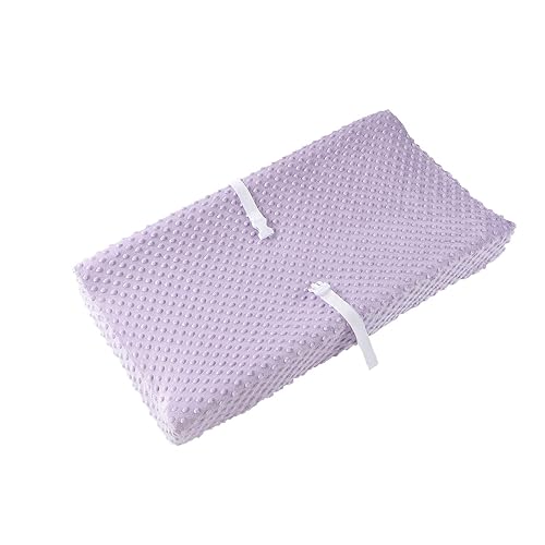 Funda para cambiador de bebé, súper suave, con lunares Minky para bebés, niñas y niños, ultra cómoda, segura para bebés, se ajusta a almohadillas de