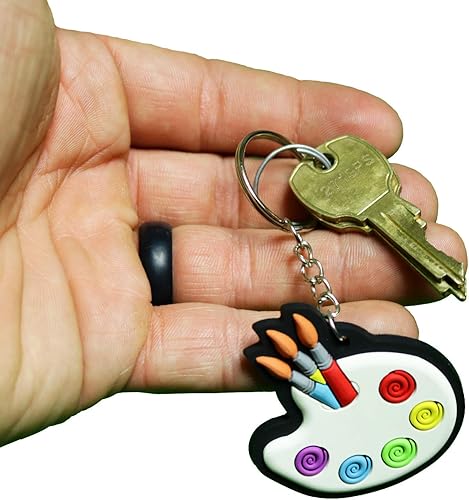 Miniatura 2 de Llaveros para fiesta de artistas, 12 unidades, Varios colores