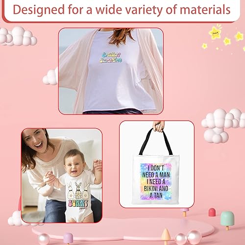 Miniatura 2 de Gcarebb 14 calcomanías de vinilo termotransferibles de verano Hawaii para planchar, parches de vinilo HTV para transferencia de calor, calcomanías