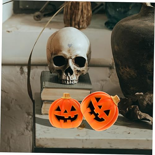 Miniatura 8 de DOITOOL 2 piezas de Halloween Jack-o-Lantern para decoración de puerta de Halloween, decoración de Halloween, decoración de faroles al aire libre,