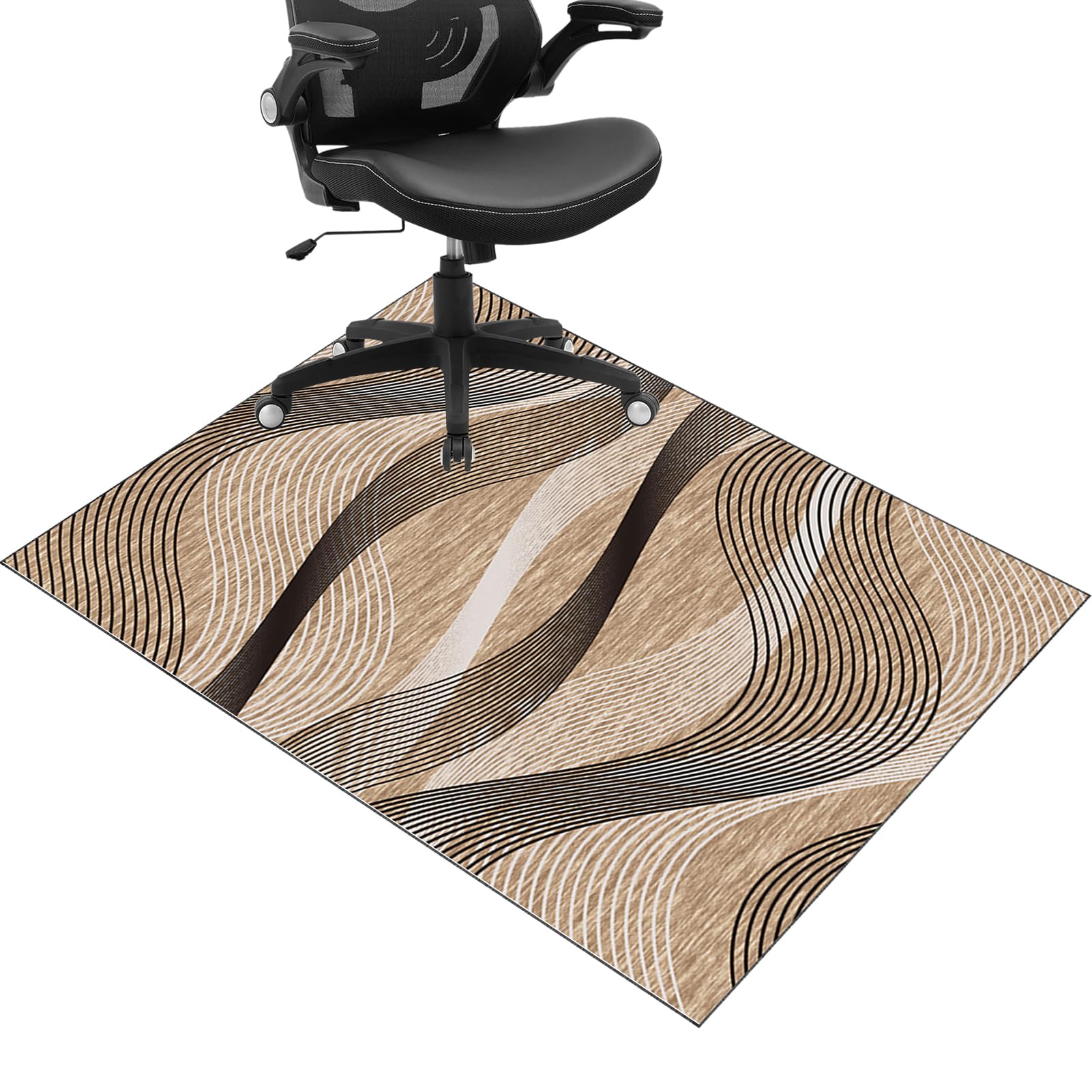 JaevKwzy Office Chair Mats for Carpeted Floors, Gaming Chair Mat, Carpet Protection Mat, Hardwood Floor Mat Protector, Non Slip Chair Floor Mat,Desk Chair Mat for Parquet, Tile, Laminate 90 x 140 cm