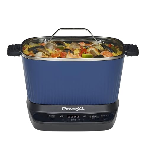 PowerXL STIRMAX Midnight Blue 7.5QT Multi-Cooker