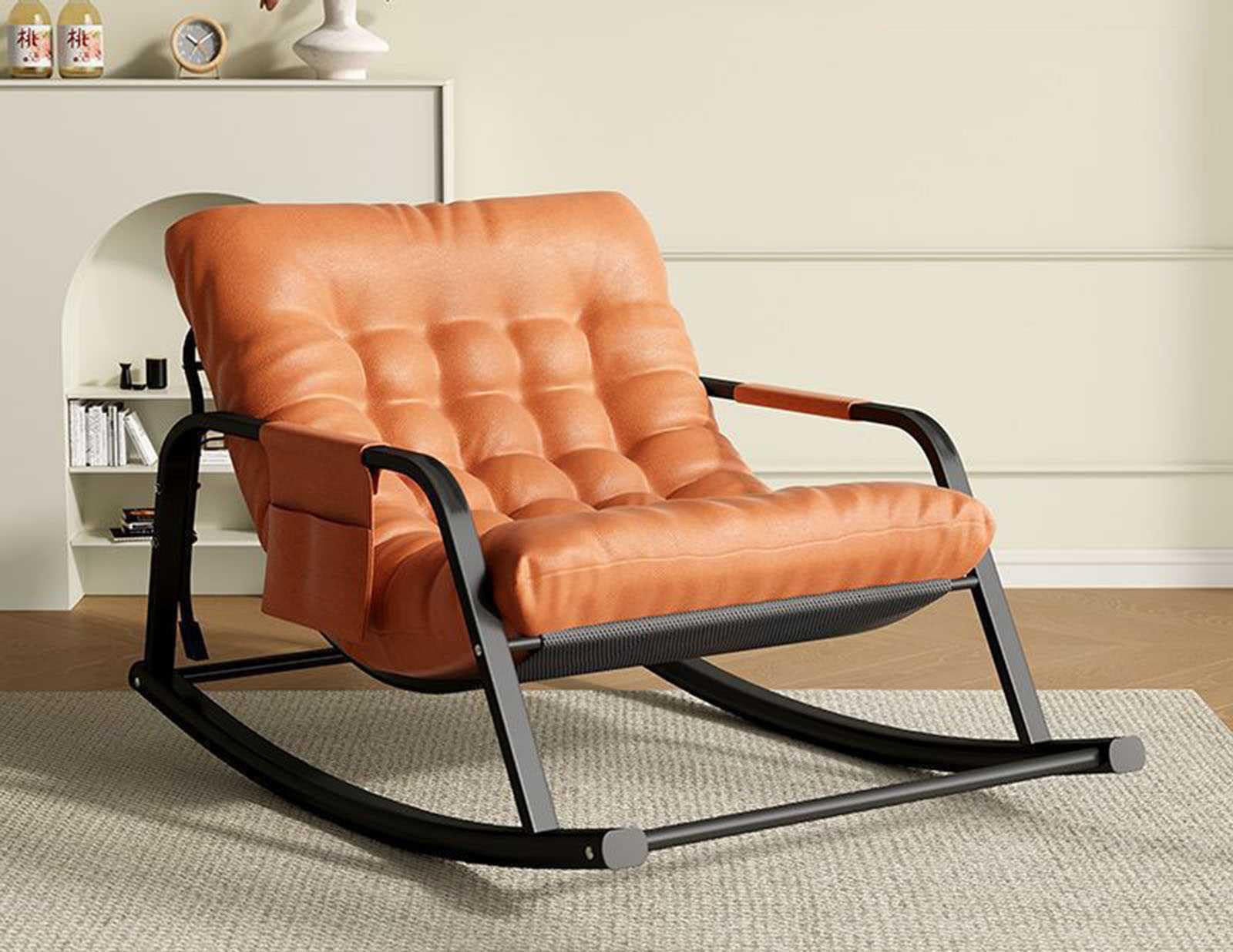 ロッキングチェア リラックスチェア 座り心地よい 耐荷重200k Amazon｜SunlitCorner ロッキングチェア リラックスチェア 座り