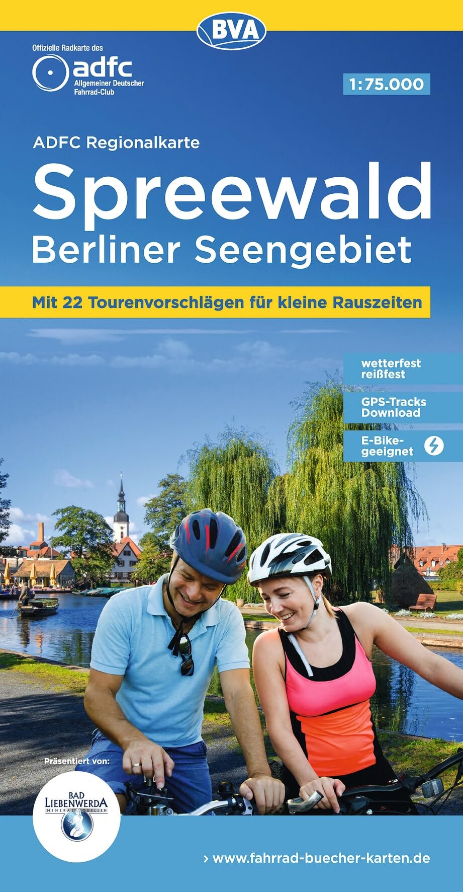 Spreewald / Berliner Seengebiet cycling map (Regionalkarte)