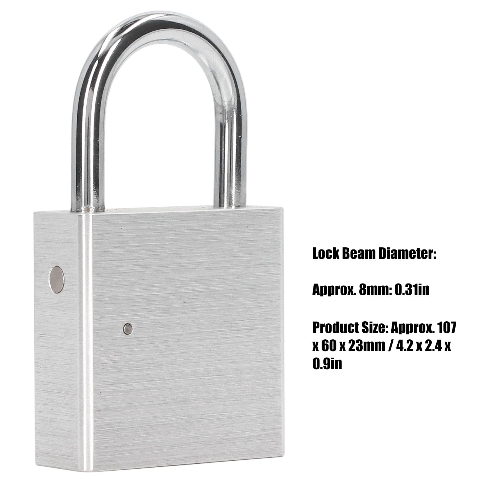 Bluetooth Lucchetto con Corpo in Alluminio Ad Alta Resistenza