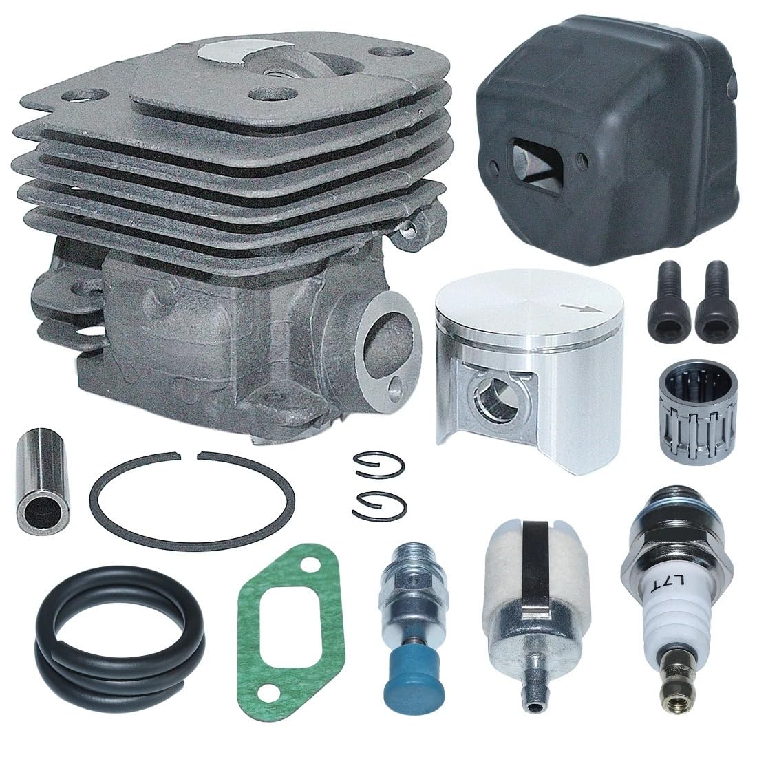 Zestaw tłumika wydechowego z tłokiem cylindra 47 mm do modelu 357 359