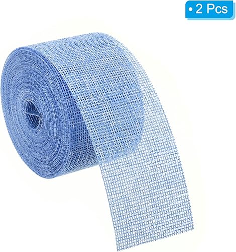 Miniatura 3 de PATIKIL Cinta de tela de arpillera de 2 pulgadas de ancho, 11 yardas, paquete de 2 rollos de yute de alambre de envoltura natural para el hogar,
