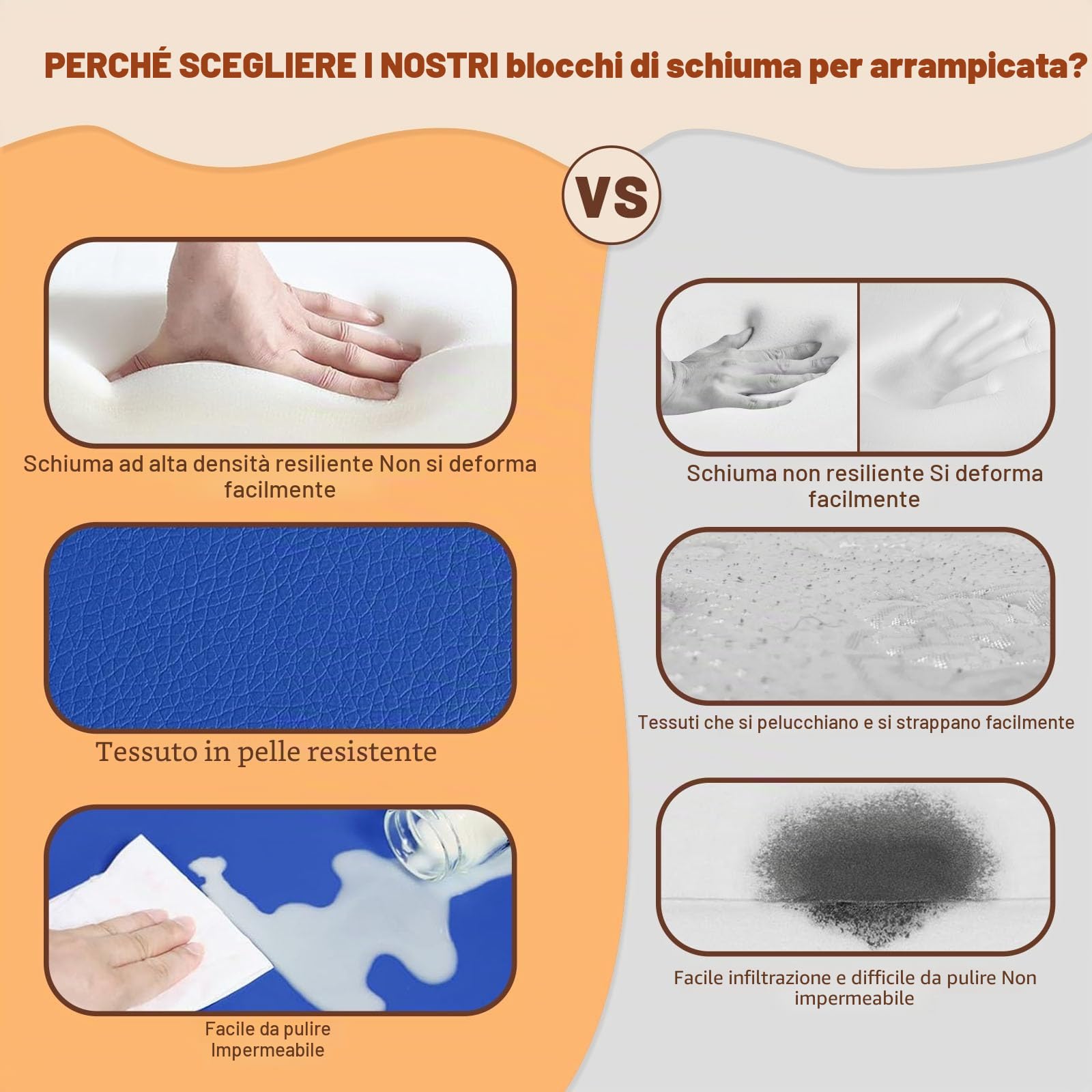 Blocchi da costruzione in schiuma per bambini, per arrampicata, interni, 9 mattoncini da costruzione giganti, mattoncini morbidi per bambini, montessori, giocattoli da arrampicata per esterni, doppia