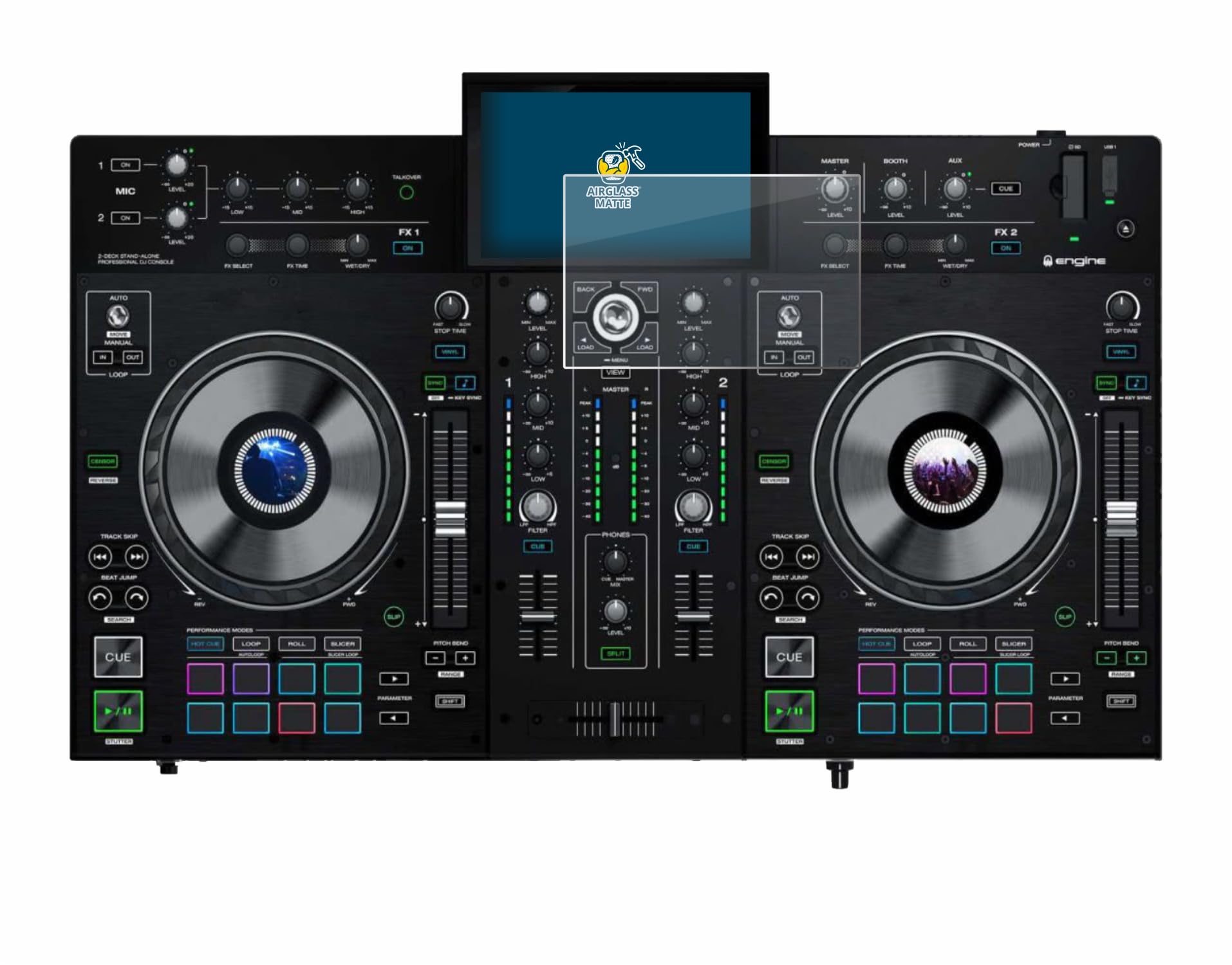 brotect Anti-Glare Glass Screen Protector Matte for Denon DJ Prime 2 - Anti-Scratch 9H Protection Film