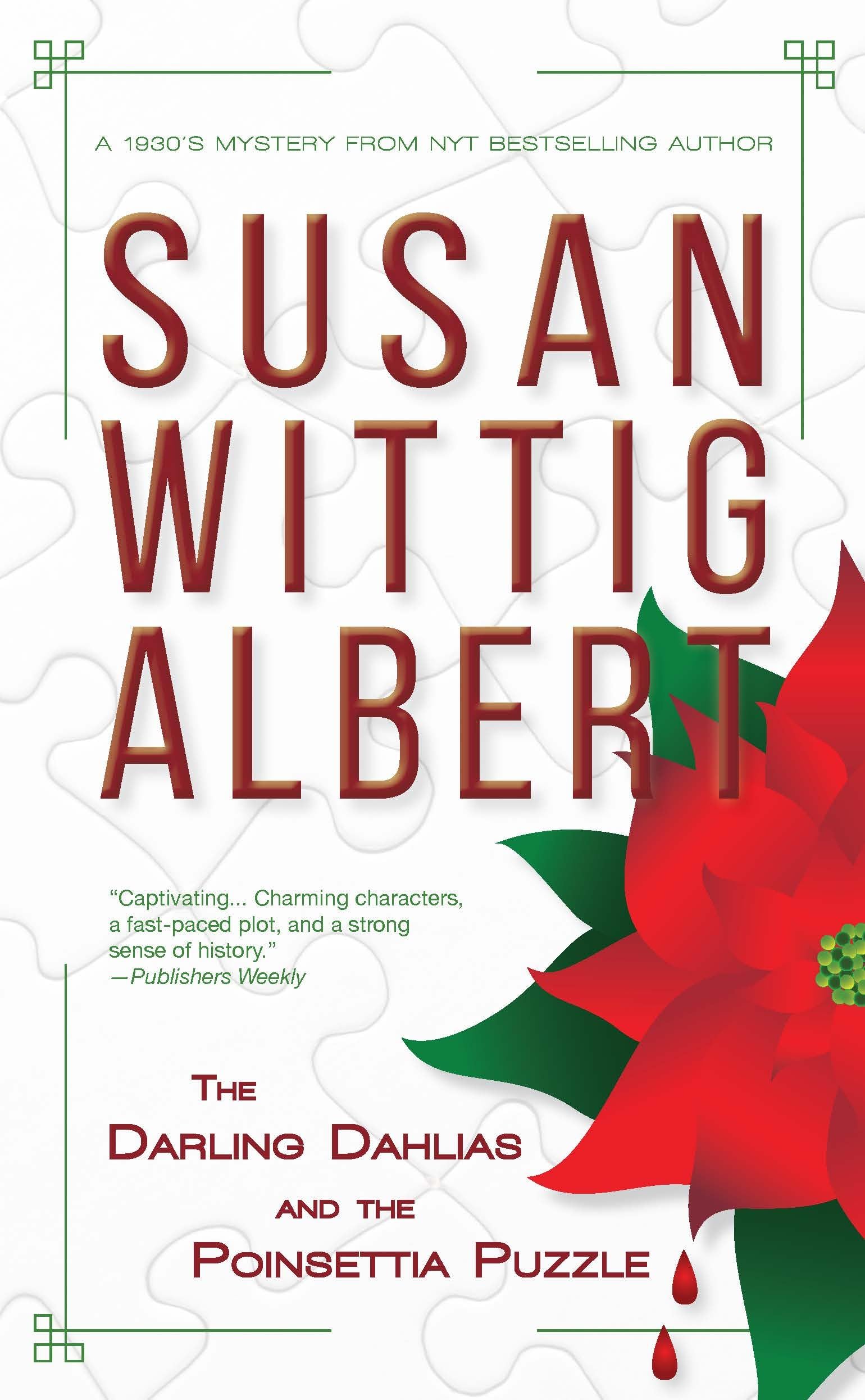 Cover of The Darling Dahlias and the Poinsettia Puzzle (Darling Dahlias Mysteries)
