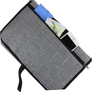 HAPINARY Trocador De Bebê Trocador De Fraldas Dobrável Tapete De Trocador De Fraldas À Prova D'Água Tapete De Fraldas Cinza Para Bebê Trocador De Fraldas Portátil