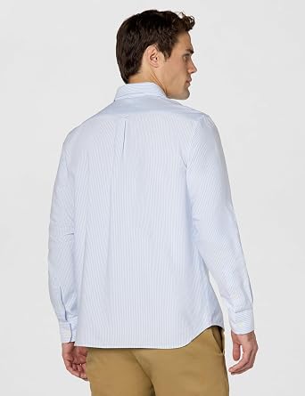 Lacoste Men's Regular Fit Striped Oxford Shirt