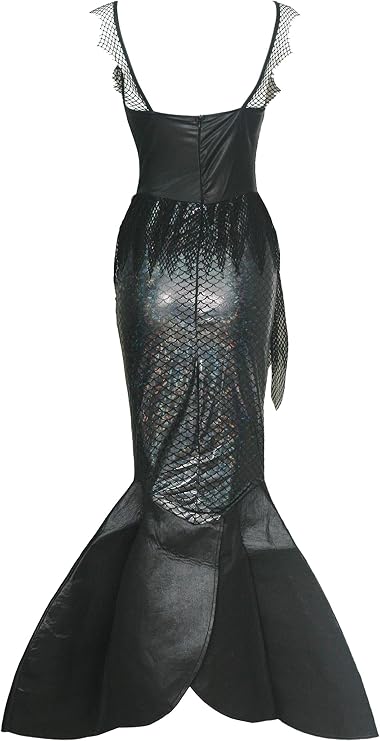 bslingerie Women Mermaid Party Costume Long Tail Skirt Dress