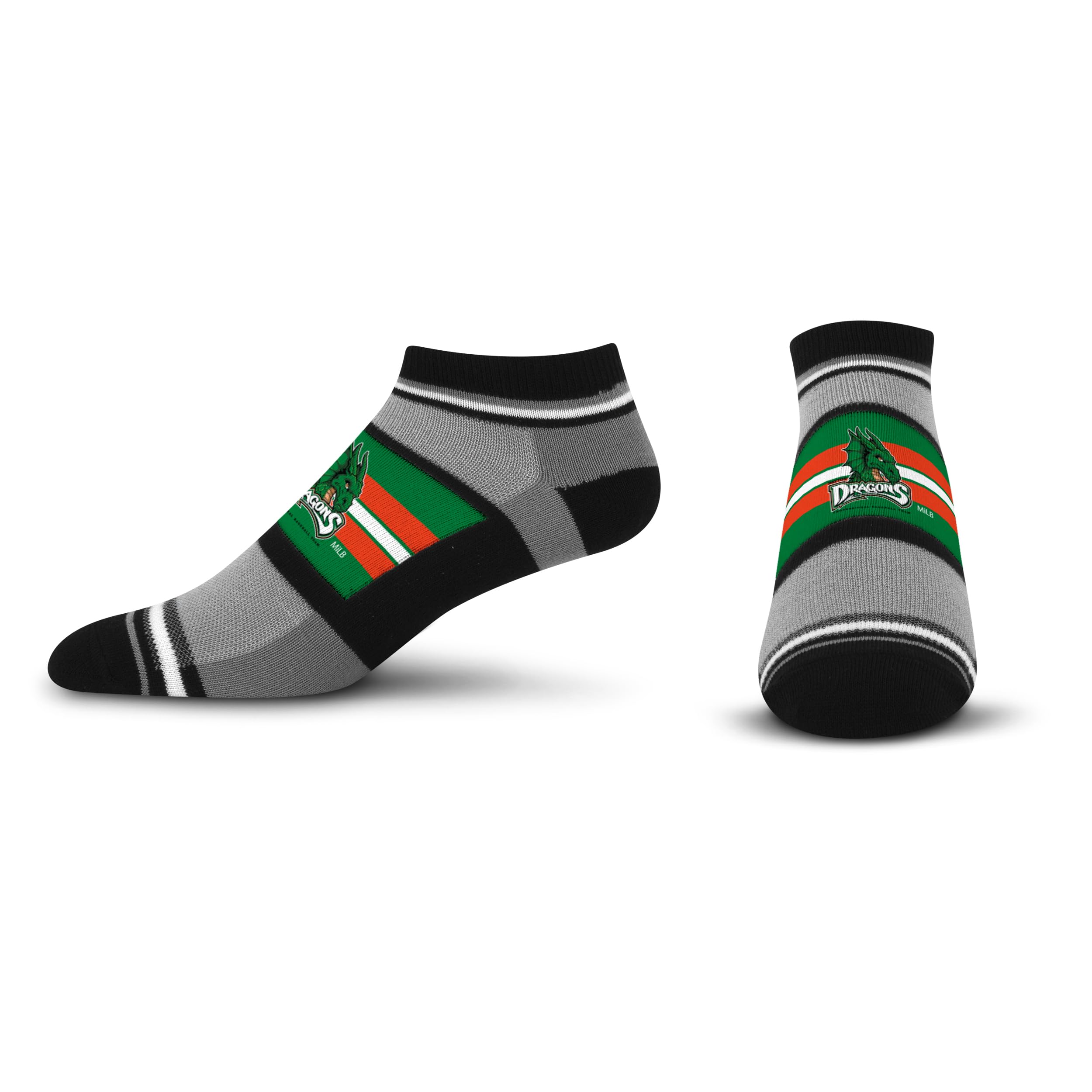 For Bare Feet Minor League Baseball Unisex For Bare Feet Milb Streak No Show Sock