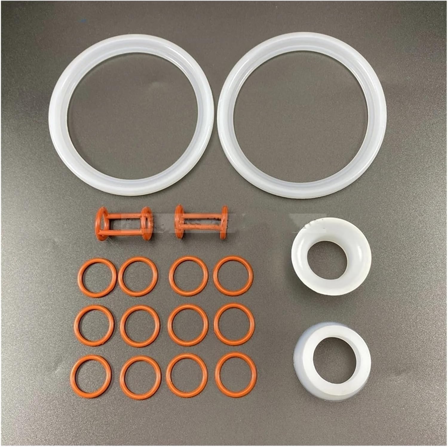 Kitchen Appliance Accessories 1 Set 18 Pcs Circle Gaskets Seal Rings Components Accessories Part,Compatible for ZM/MK Soft Ice Cream Machines Fitting