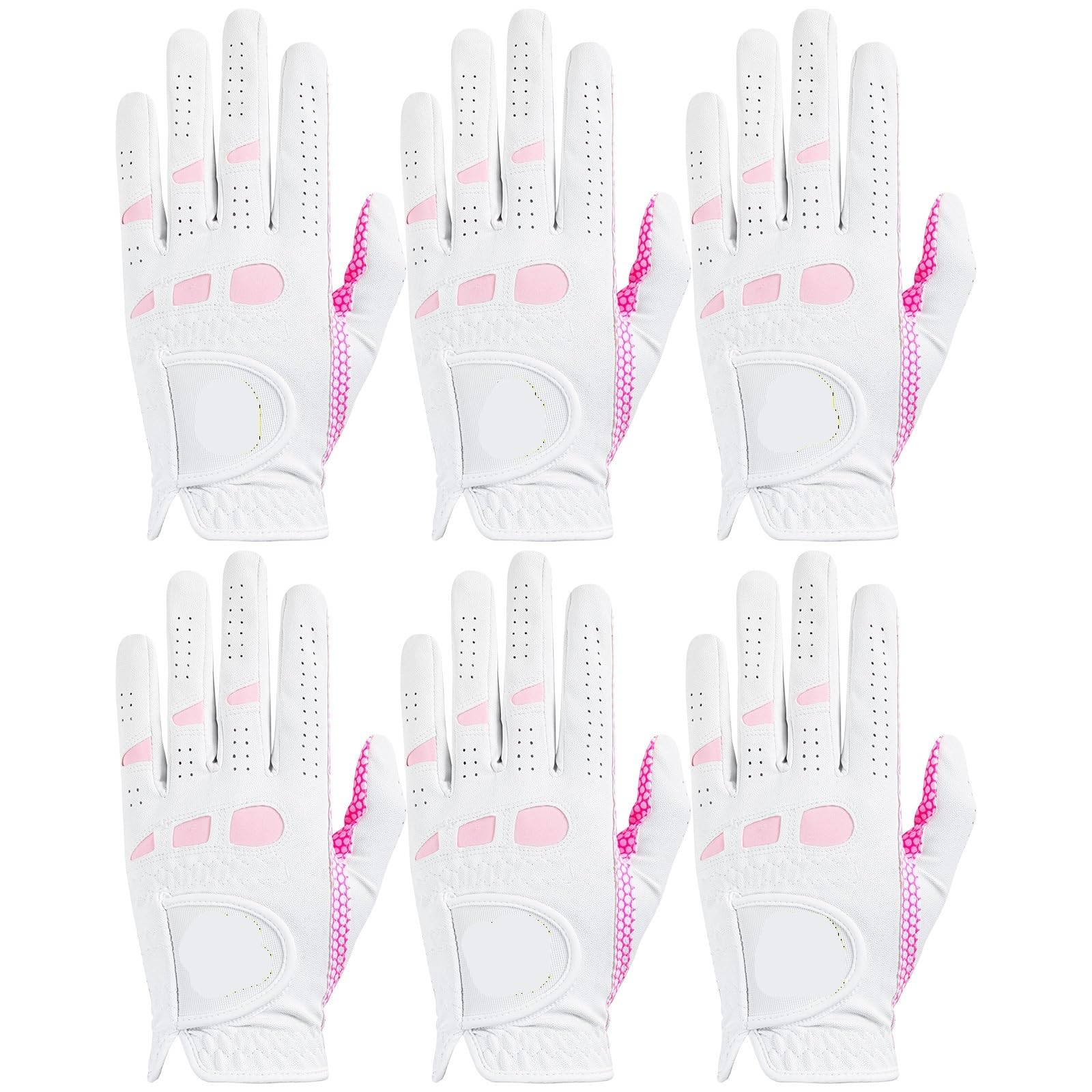 Generisch Allwetter-Golfhandschuhe im 3er-/6er-Pack for Damen | For die linke und rechte Hand, Weathersoft for alle Klimazonen