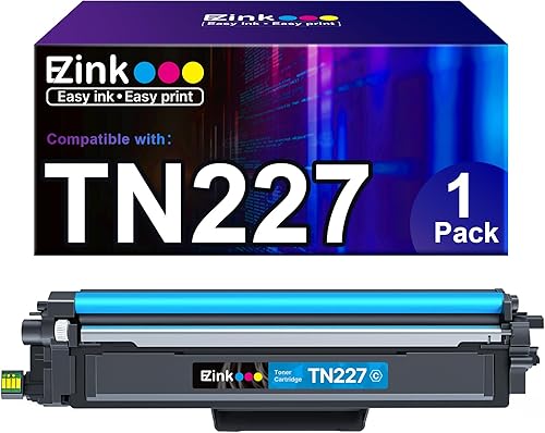 E-Z Ink Cartucho de tóner compatible de repuesto para Brother TN227 TN227C TN-227 TN223 TN223C para usar con MFC-L3770CDW MFC-L3750CDW HL-L3230CDW