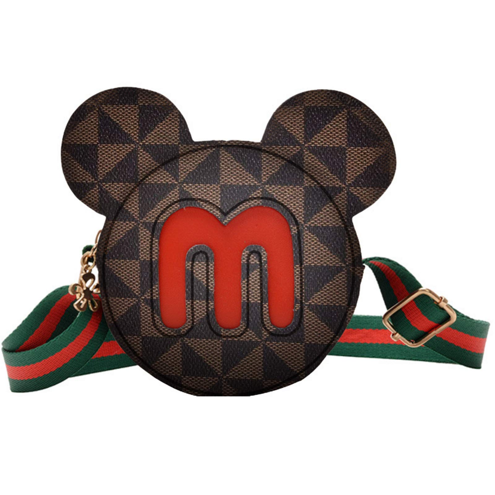 ZenHooKids Cute Crossbody Purse Mickey Mouse Shoulder Bag Disney Handbag Little Girl's Cute Purse with Cartoon Mouse Ears