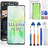 Pantalla OLED para Samsung Galaxy S21 Ultra Reemplazo Negro | con Marco LCD Display Compatible con Huella Digital, SM-G998U SM-G998B Incluye Herramientas, Película de Hidrogel y Guía de Instalación 1