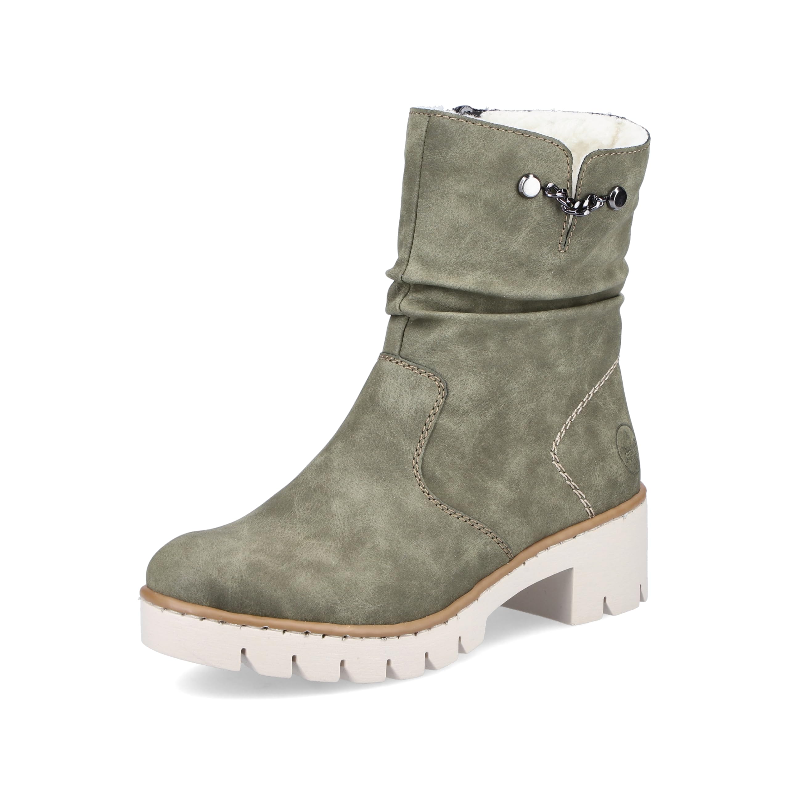 Rieker Women's X5770Fashion Boots, Green, 3.5 UK