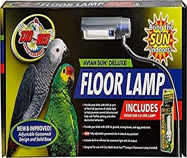 Zoo Med Laboratories Inc Aviansun Deluxe Floor Lamp With Avian Sun - BCI-690522