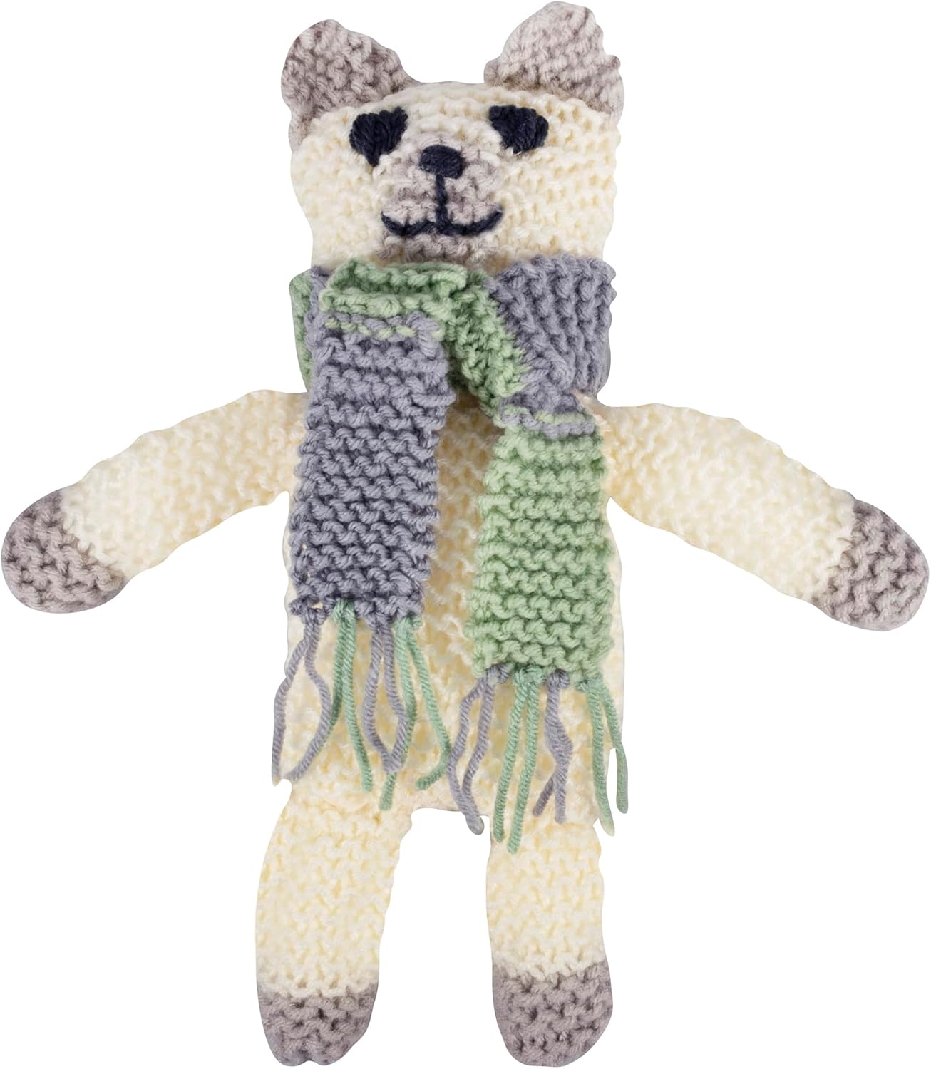 Trimits Knitting Kit - Handmade, Soft Toy, Teddy, Gift with Yarn, Needles and Instructions - Bear
