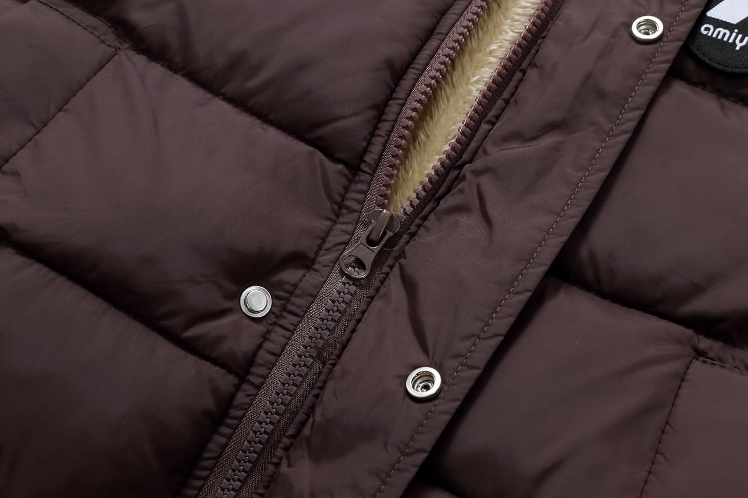 AMIYAN Toddler Down Winter Coat Boys Girls Fleece Jacket Hooded Thickened Warm Coat Outerwear for Kids 1-6 Years - Image 5