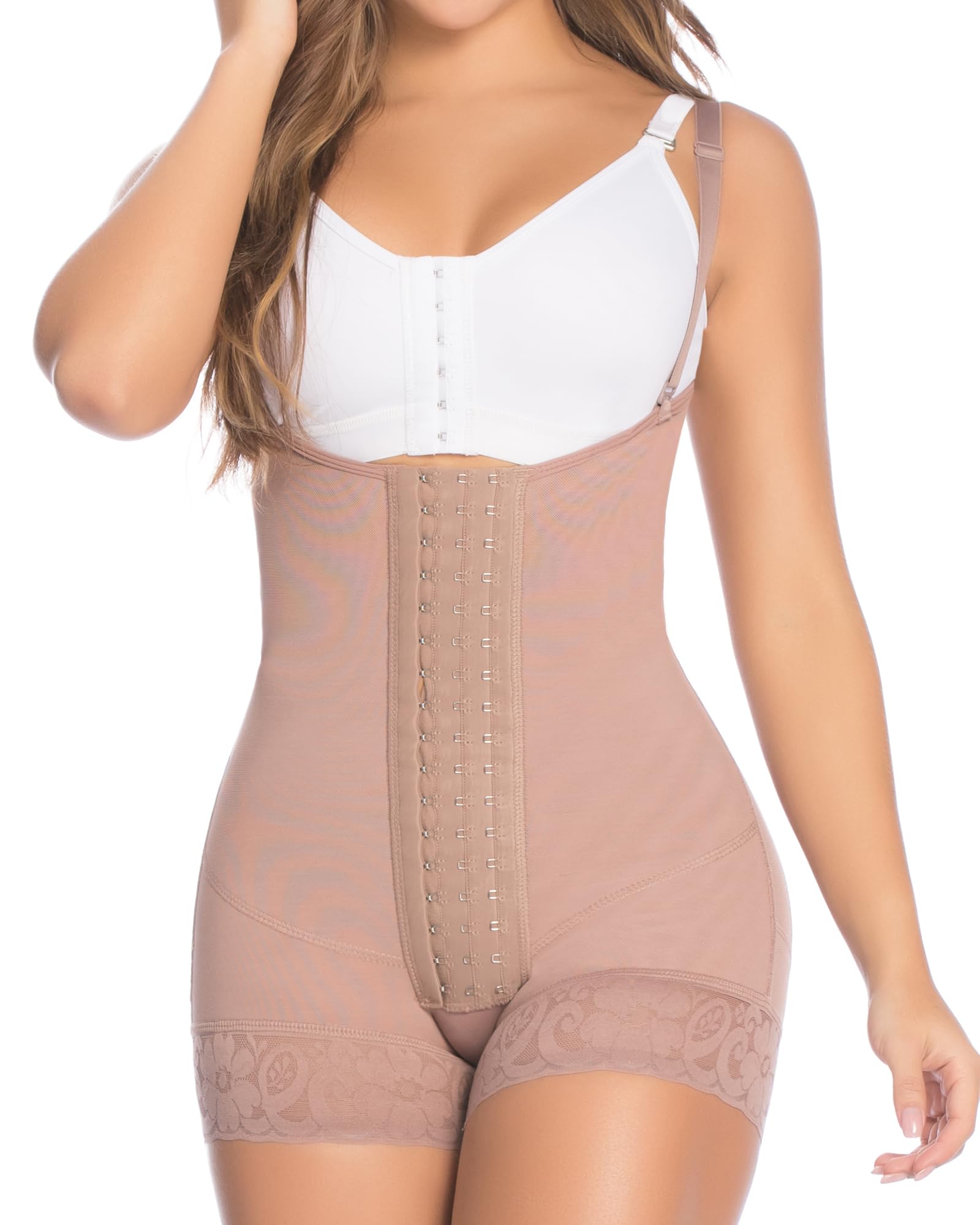 High Compression Strapless Faja Body Shaper 066 Fajas Colombianas Moldeadoras, Tummy Tuck Compression Garment