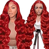 Vista 18 de haha Peluca de cabello humano verde oscuro de 13 x 6 pulgadas, peluca corta de encaje frontal HD, sin pegamento, pelucas cortas onduladas