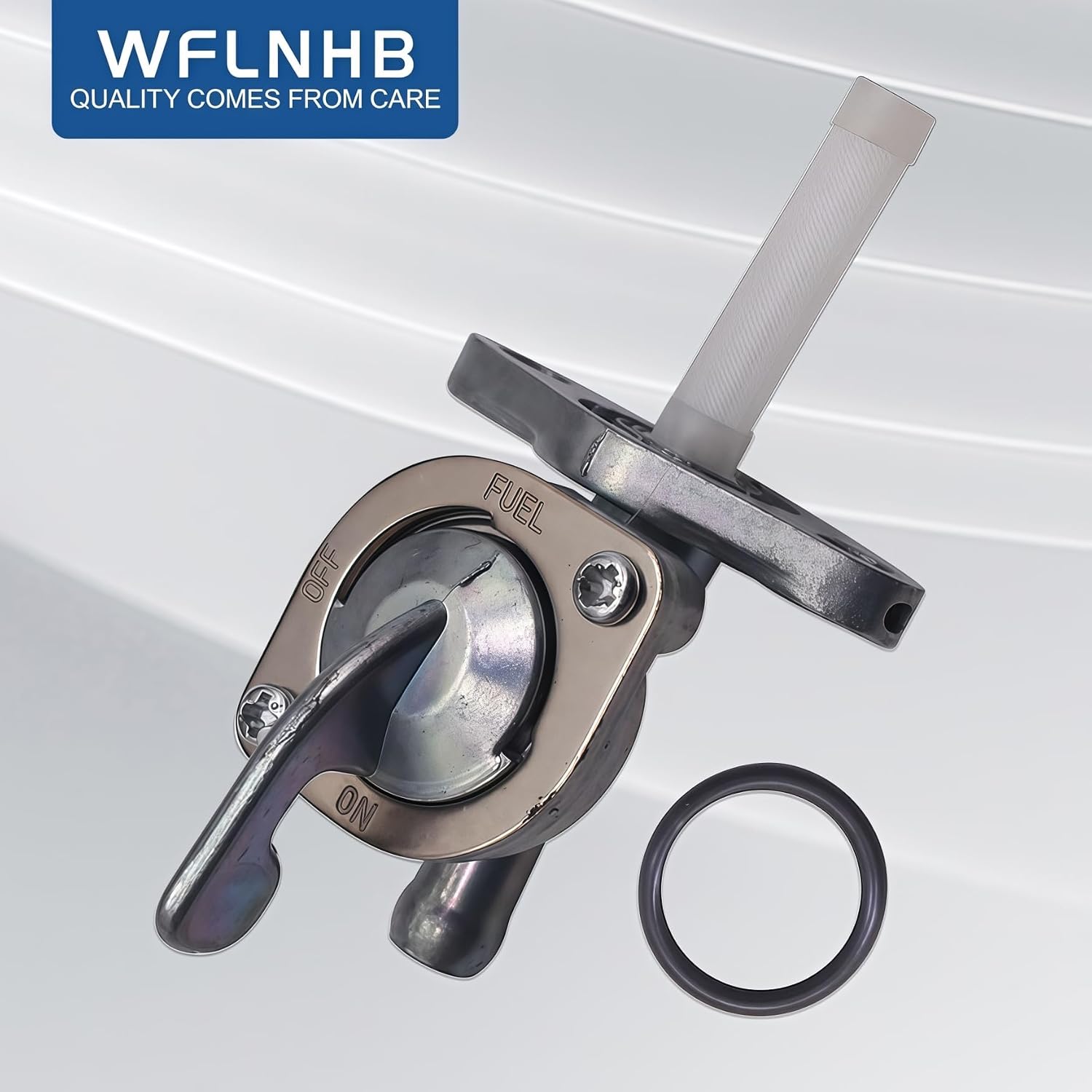 WFLNHB Fuel Cock Valve Petcock Replacement for Suzuki RM125 RM250 RM250Z RMZ250 44300-37F10