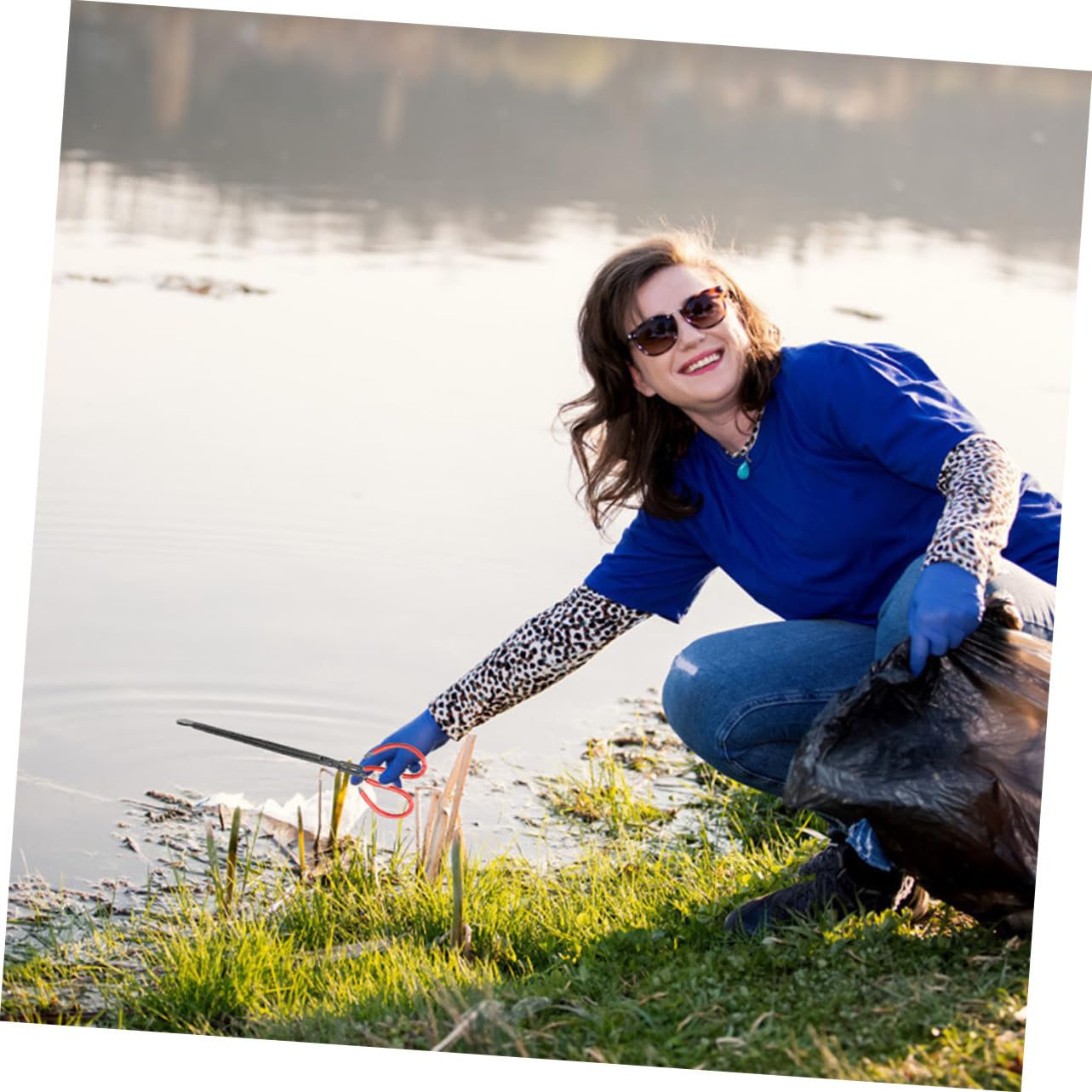 ERINGOGO Sturdy Grabber Reacher Litter up Tool for Home Outdoor Use for Trash Pickup