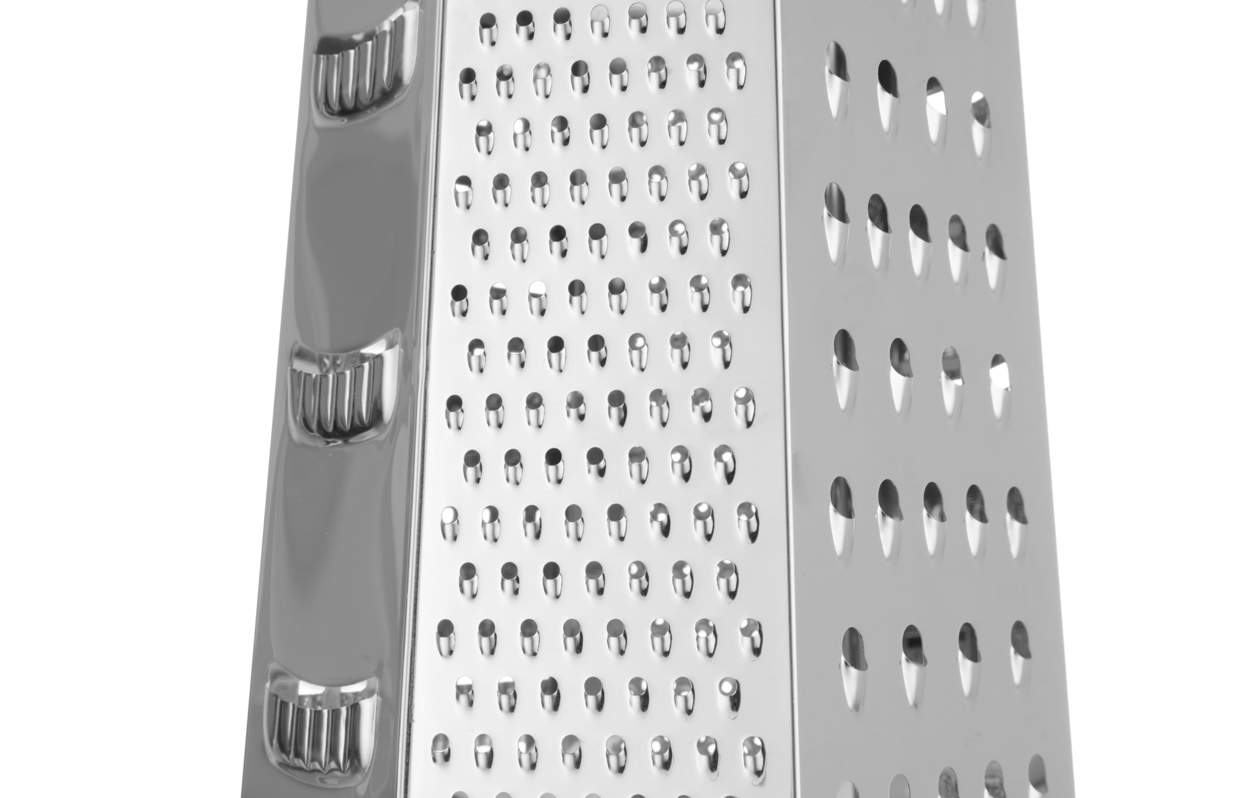HENDI Tarka, 6-stronna, bardzo drobna, drobna, średnia, gruba i 2 strony tnące, ergonomiczny uchwyt, tarka do warzyw, krajalnica do warzyw, tarka kuchenna, 135x113x(H)215mm, stal nierdzewna
