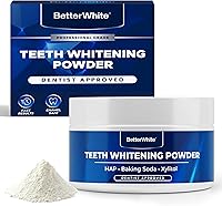 BetterWhite Teeth Whitening Powder with Hydroxyapatite - Remineralizing, Fluoride-Free, Dentist-Approved for Sensitive Teeth & Stubborn Stains (30g, 6-Month Supply)