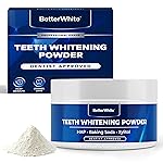 BetterWhite Teeth Whitening Powder - Hydroxyapatite, Remineralizing, Non-Sensitive Formula - Dentist-Approved Tooth Stain Remover & Polisher - Fluoride-Free (30 Grams)