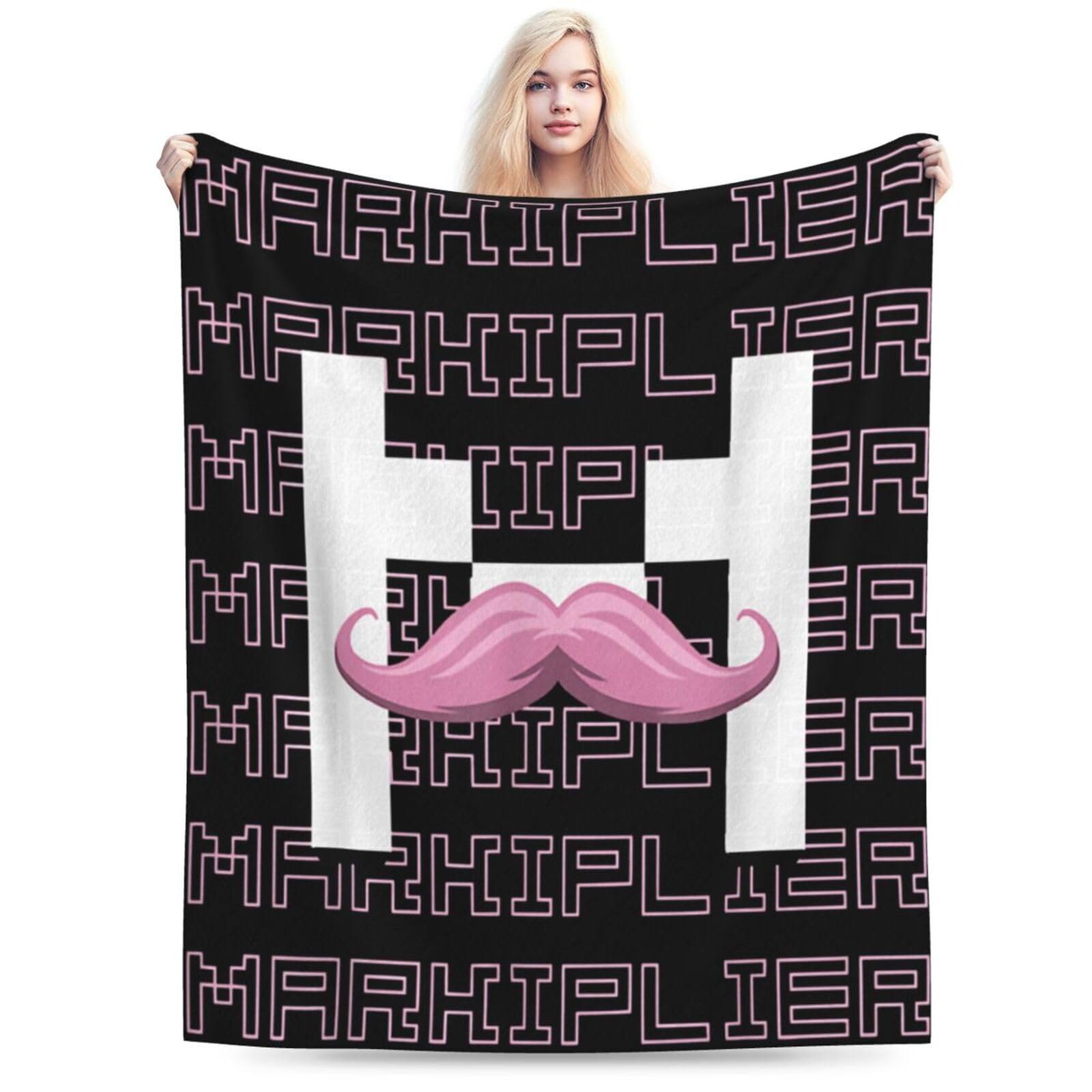 Markipliers Throw Blanket Soft Fuzzy Plush Blanket for All Seasons Home Decor for Sofa Couch or Bed 40"x30"