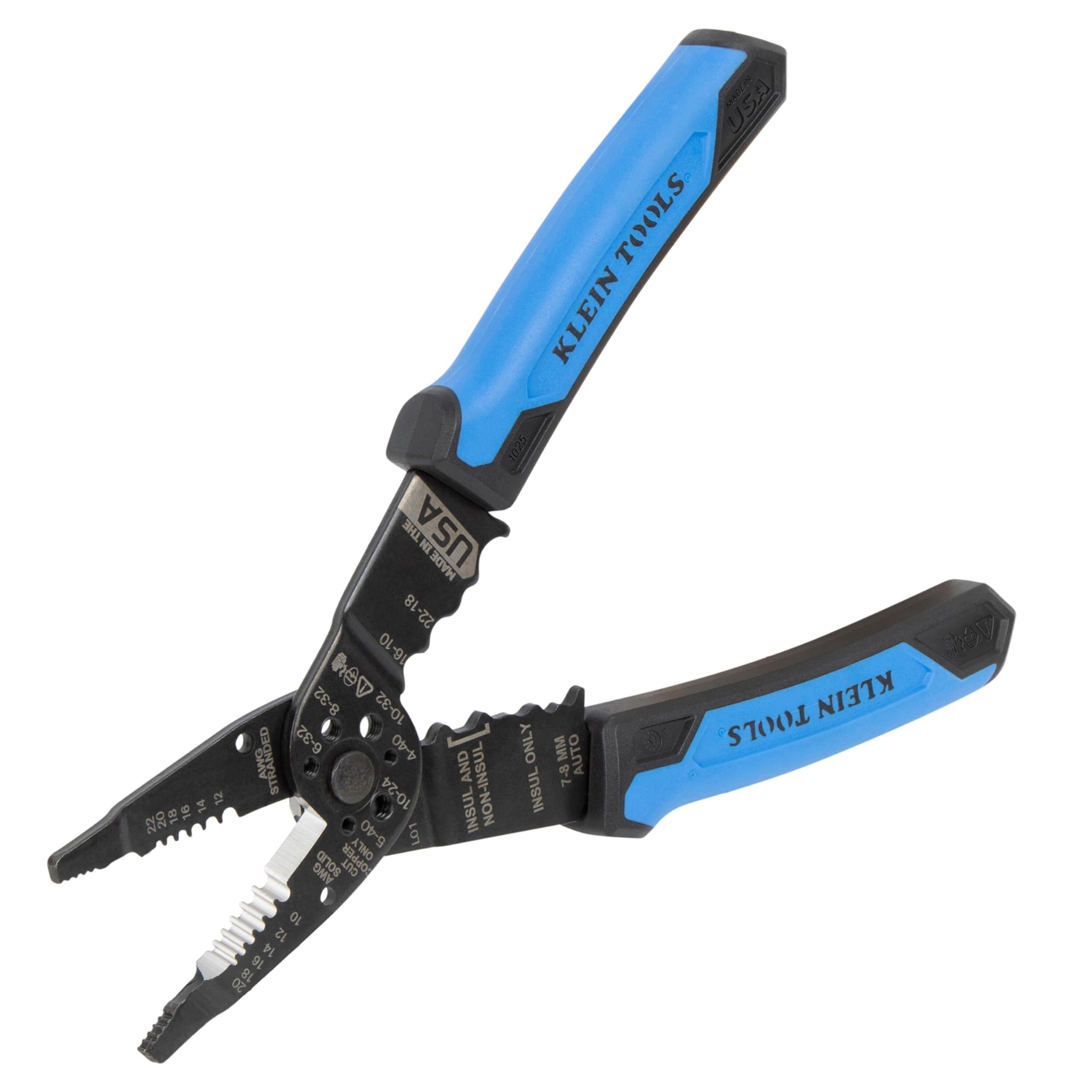Klein Tools 1025 Long Nose Multi-Purpose Wire Stripper, Made in